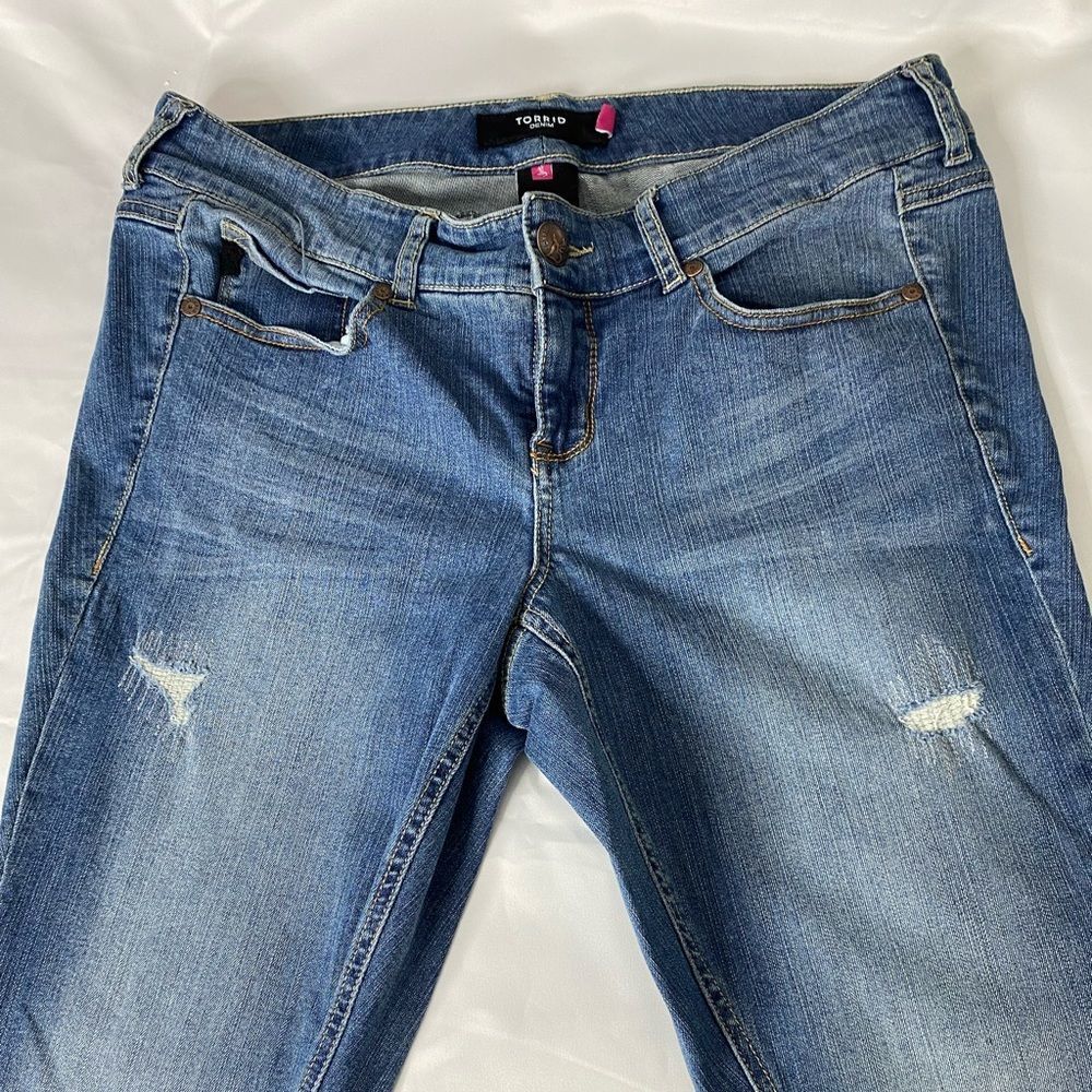 Torrid Low Rise Denim Jeans